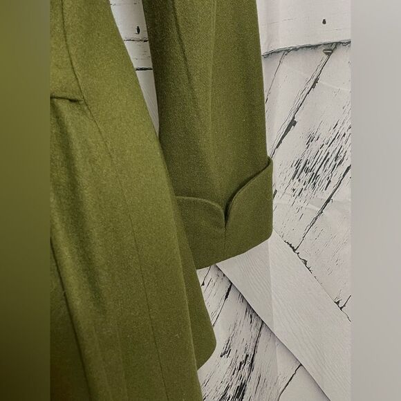 Newport News Vintage Pea Coat Green 4 - Picture 5 of 9